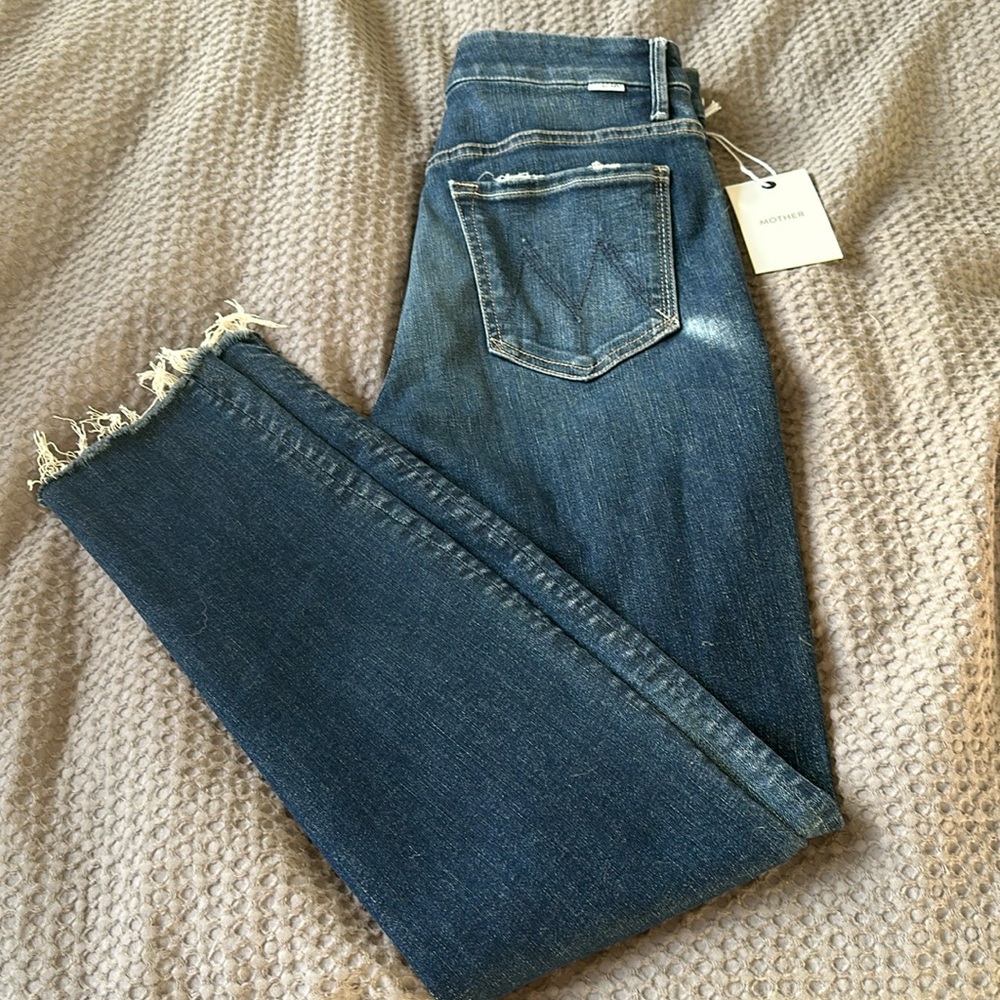 Mother The Looker High Waisted Ankle Jean sz 26